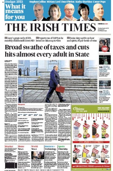BudgetIrishTimes