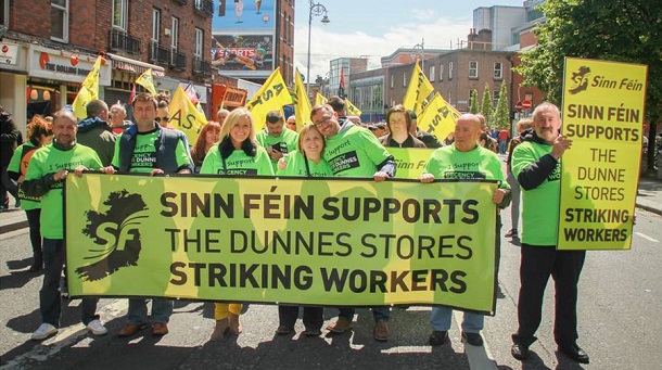 Sinn Féin supports Dunnes Stores workers