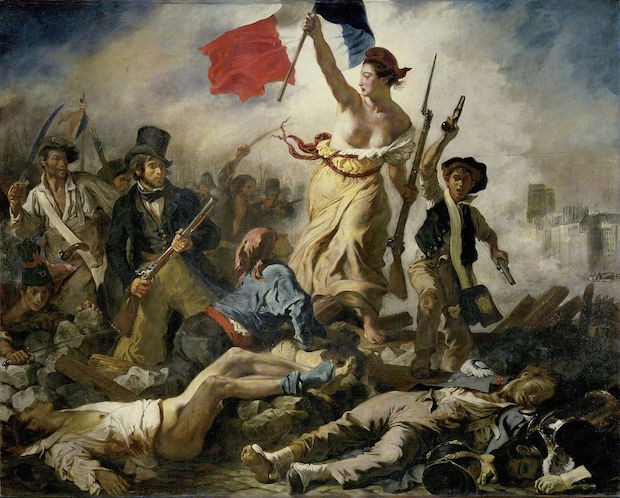 Studenti prevrću aute po Francuskoj u znak prosvjeda Eugène_Delacroix_-_Le_28_Juillet._La_Liberté_guidant_le_peuple_