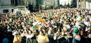 A section of the crowd