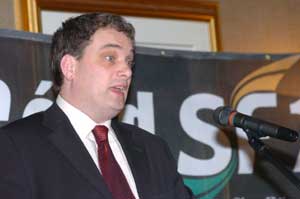 Aengus Ó Snodaigh TD delivered the lecture