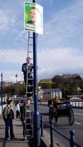 Sinn Féin election workers in Derry are confident but are not putting the cart before the horse