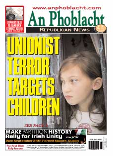 Unionist terror targets children