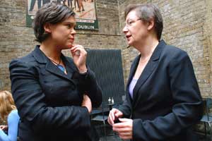 Mary Lou McDonald MEP and Bairbre de Brúin MEP