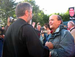 Gerry Adams meets Mícheál O Seighin