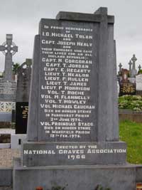 Michael Gaughan and Frank Stagg headstone