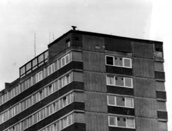 • Tommy Hughes was shot dead by the UVF in full view of a British Army spy post on the top of Divis Flats
