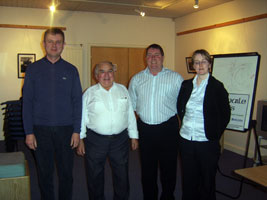 Willie Temple with Abhaile Arís staff