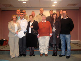 Representatives of Relatives For Justice, the Pat Finucane Centre, Justice for the Forgotten, an Fhírinne, and the Ardoyne Commemoration project, who have called for an international truth commission