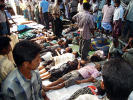 MASSACRE: 61 tsunami orphans died in a Tamil children's home targeted by the Sri Lankan Air Force