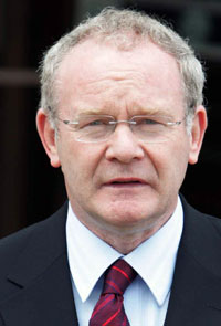 PROPOSALS: Martin McGuinness