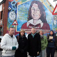 Brian Morgan, Eibhlin Glenholmes, Seamy Kelly, Ann Marie Adams and Louise Beck