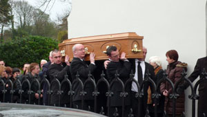 LAID TO REST: The effects of his part in the heroic Hunger Strike were to remain with Seán forever