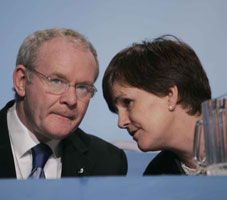Martin McGuinness and Caitríona Ruane