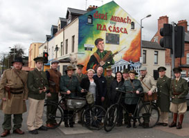 A Sinn Féin Flying Column in west Belfast gets ready for Easter