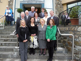 THE BOYS & GIRLS OF WEXFORD: Local election candidates step out with Mary Lou McDonald and EU East candidate Kathleen Funchion
