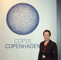 Bairbre de Brún at the Copenhagen Climate Summit