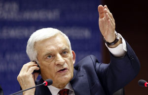 President of the European Parliament, Jerzy Buzek