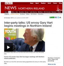 Gary Hart starts talks