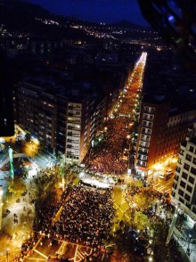 Basque Bilbao rally Jan 2015