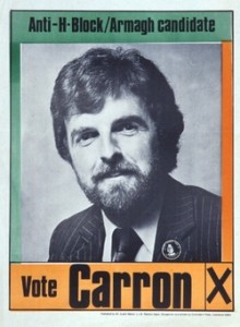 1981 Owen Carron election poster