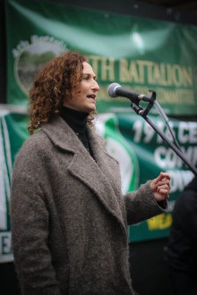 Lynn Boylan MEP, Moore Street rally, 31 Jan 2016