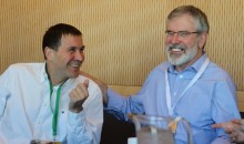 Arnaldo Otegi and Gerry Adams 2016