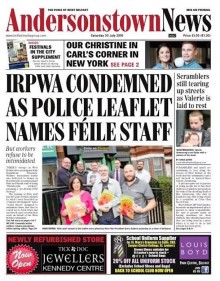 Féile 2016 threat by IRPWA 610