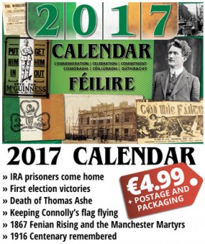 Calendar 2017 advert
