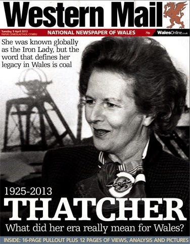 Thatcher Western Mail