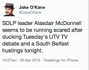 SDLP leader missing