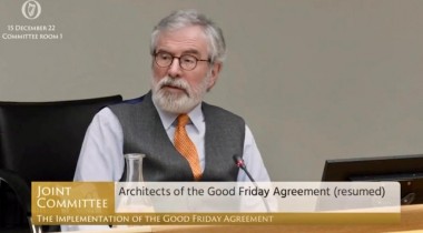 Gerry at Good Friday Oir Cttee