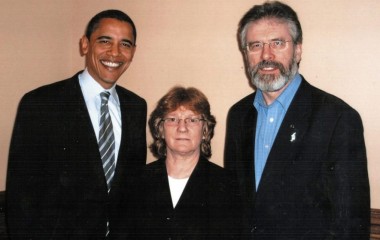 Rita with Obama