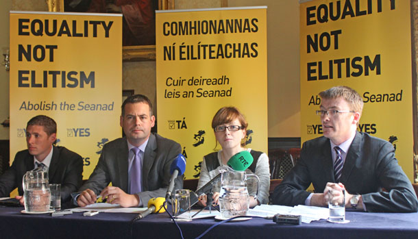 Launch of Yes to Seanad Abolition Campaign1