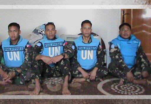 Kidnapped Filipino peacekeepers
