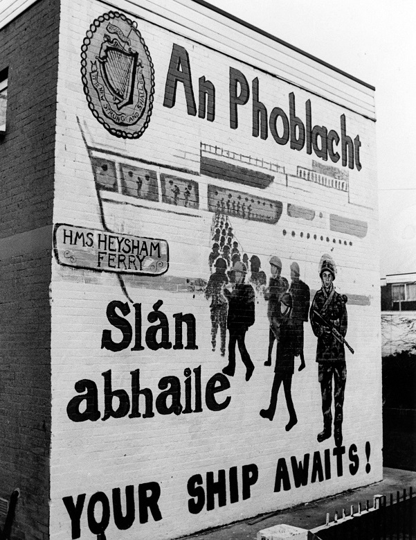 Slán Abhaile An Phoblacht mural