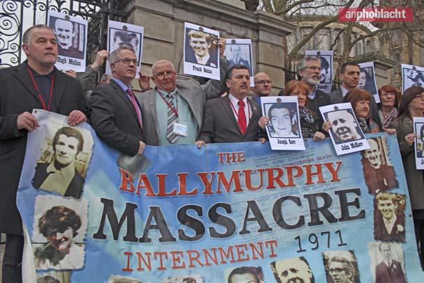 Ballymurphy Families in Leinster House Jan, 2014