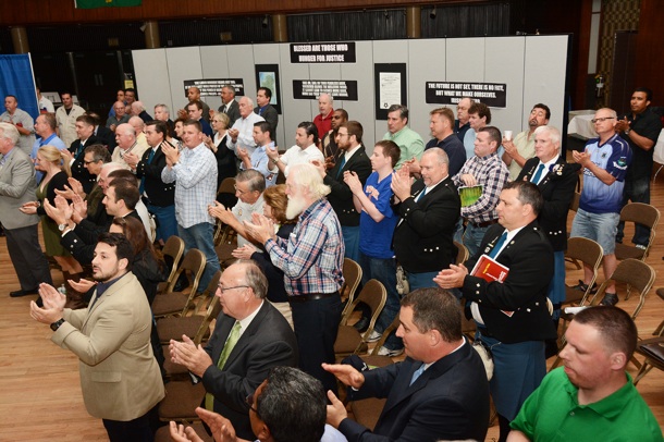 US IBEW crowd