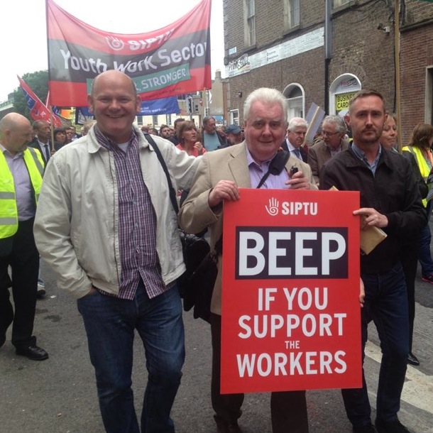 Greyhound and SF cllrs on March