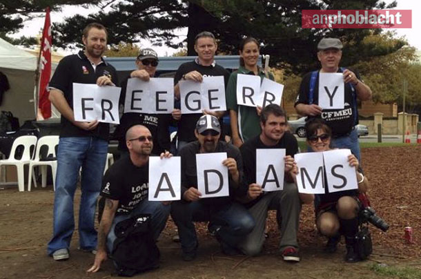 Australians call for release of Gerry Adams