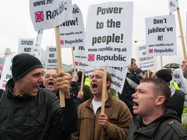 Republic Britain protest