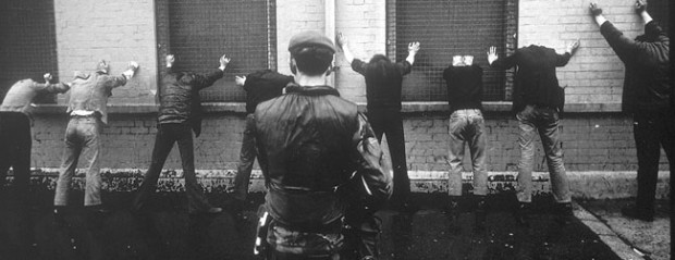 Spreadeagled civilians