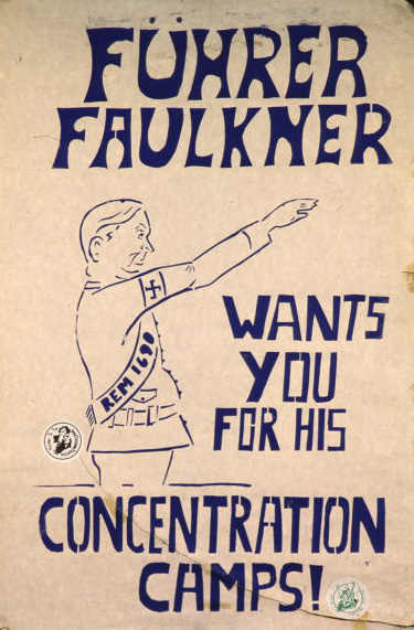 Faulkner internment poster