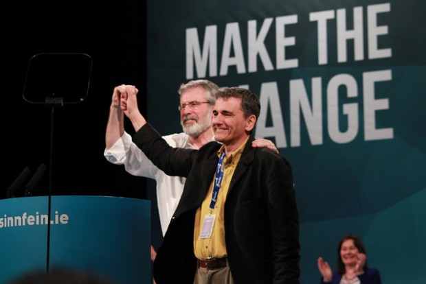 Gerry Adams & Euclid Tsakalotos (SYRIZA)