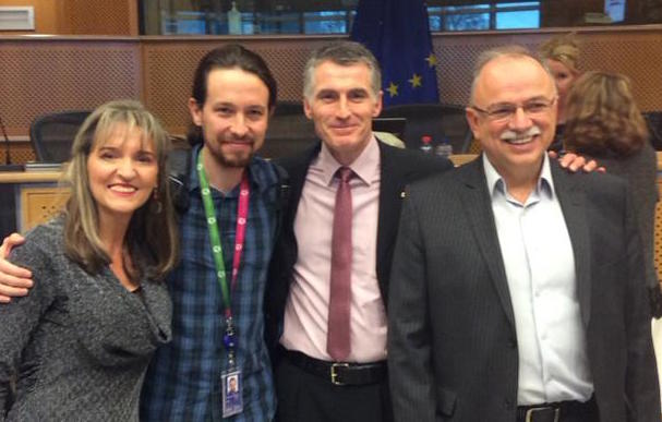 DK with SYRIZA and Podemos MEPs cropped