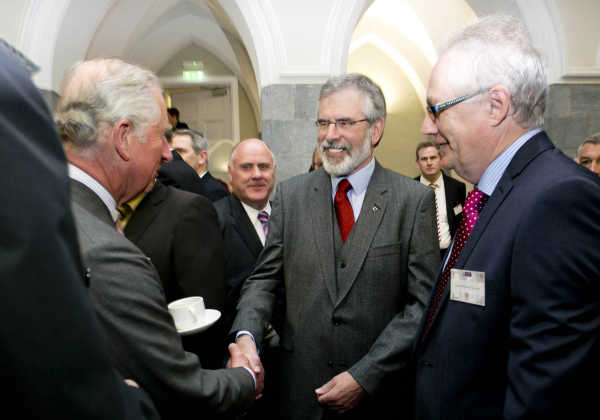 Prince Charles meets Gerry Adams 2015