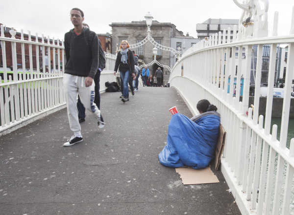 Homeless Ha'penny Bridge 2015