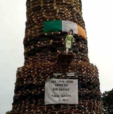 Twelfth 2015 – Effigy Michelle Gildernew,