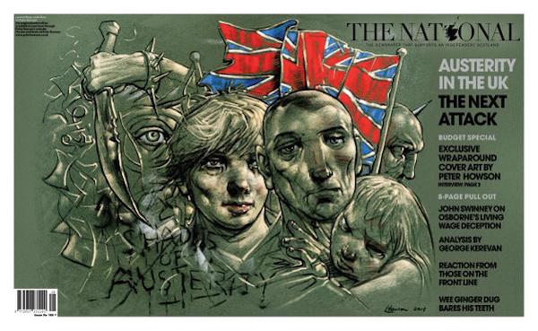 Tory Budget 2015 The National cover