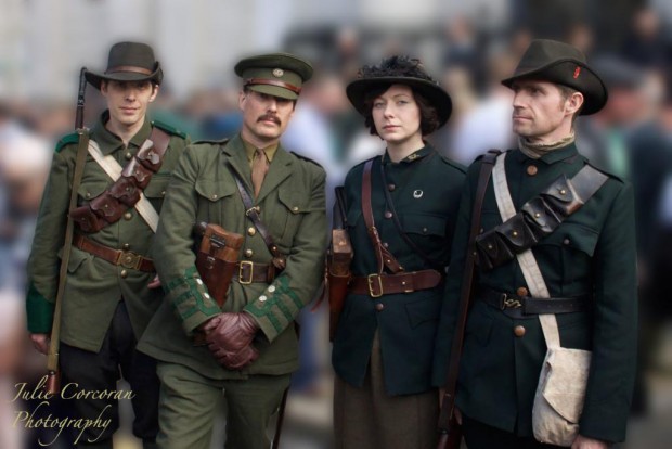 O'Donovan Rossa rally 2015 Re-enactors